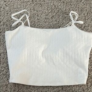 BuffBunny Ivory Textured Camisole